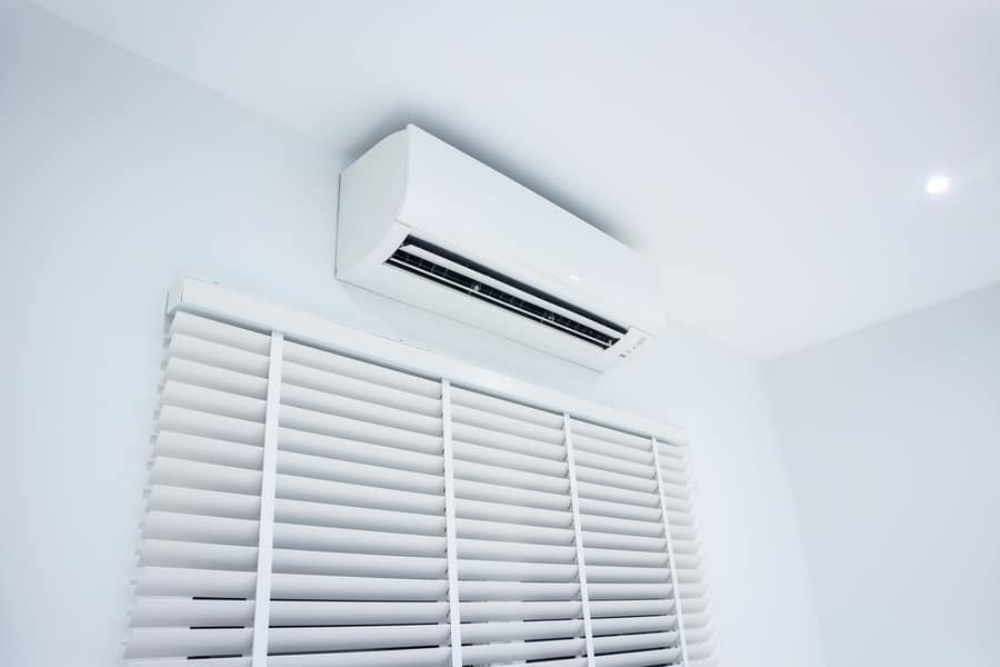 Air Conditioner (Ac) Wall Mount Or Indoor Unit Of Split System For Control Climate