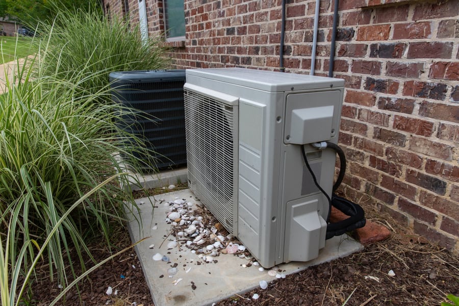 Air Conditioner Compressor And A Mini-Split System Together