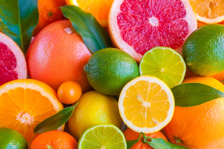 Citrus Fruits (Orange, Lemon, Grapefruit, Mandarin, Lime)