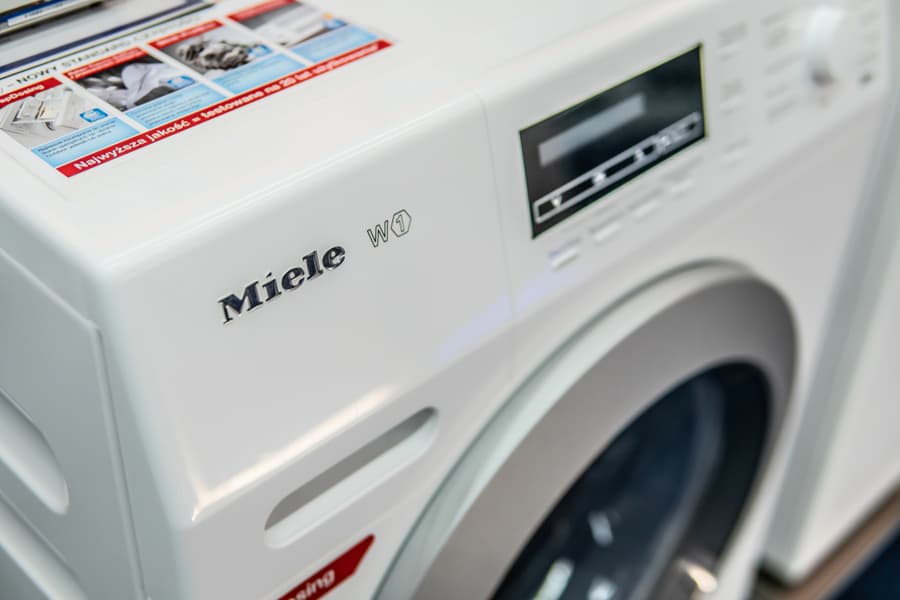 Free-Standing Miele Washing Machine On Display
