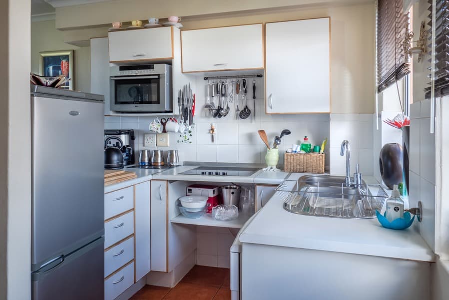 Kitchenaid Fridge And Kitchen Cabinet