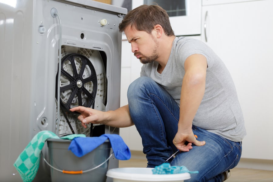 Plumber With Washing Machine Problem
