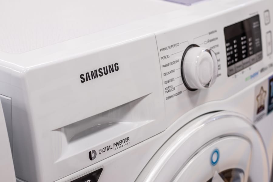 Samsung Washing Machine On Display