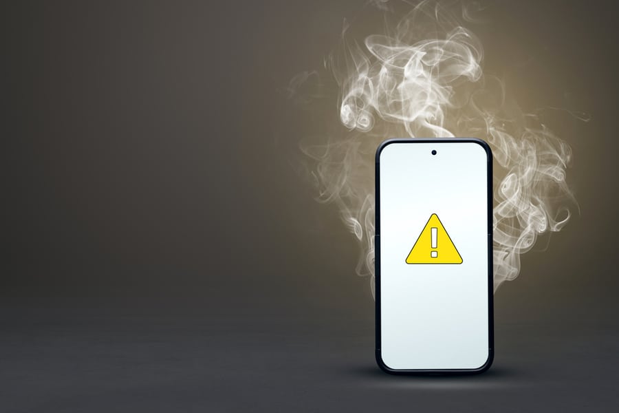 Smoking Smartphone Failure