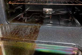 Burnt Food Oven