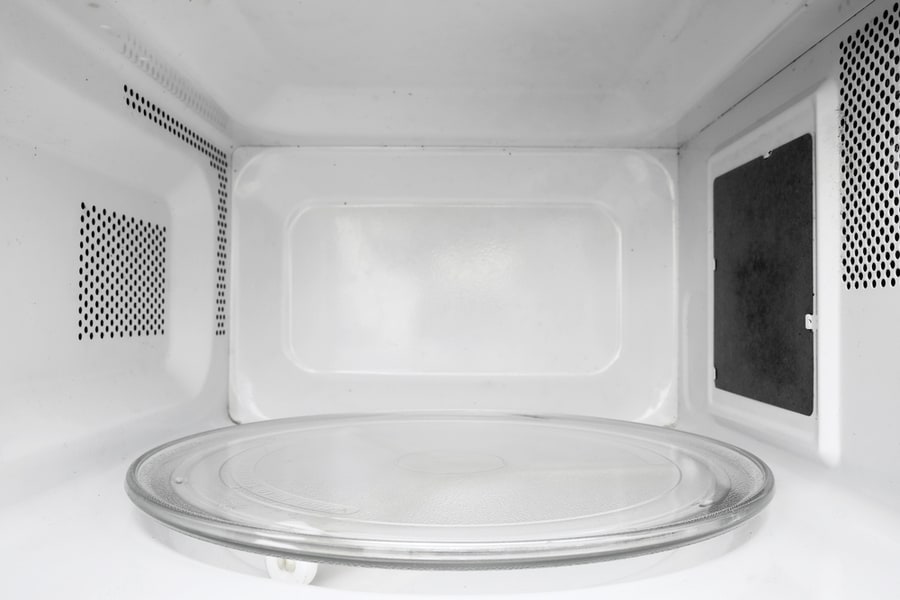 Inside Microwave Oven