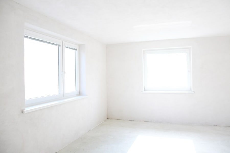 Moving In Or Out - Empty Room With Two Windows