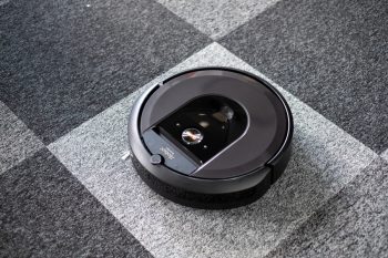 New Irobot Roomba I7+ Robot Vacuum Cleaner Is Displayed For Editorial Purposes
