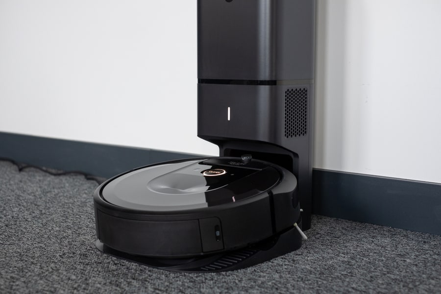 Robot Vacuum Cleaner Is Displayed For Editorial Purposes