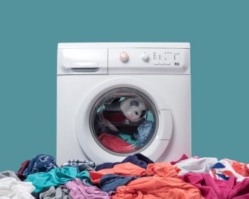 Washing Machine With Mixed Clothes