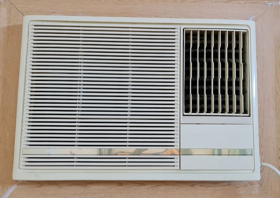 Window Air Conditioner In My Room Of General