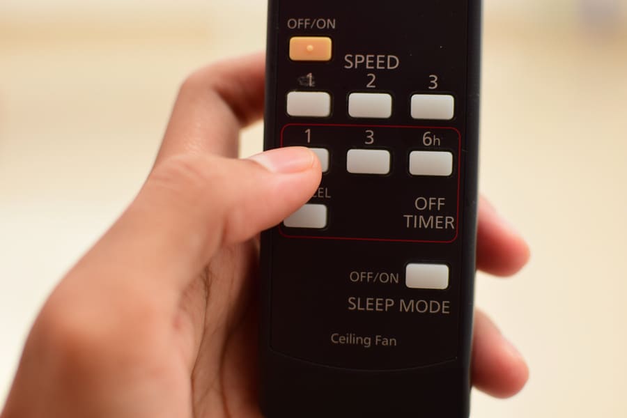 Ceiling Fan Remote That Used To Control The Speed Of Fan