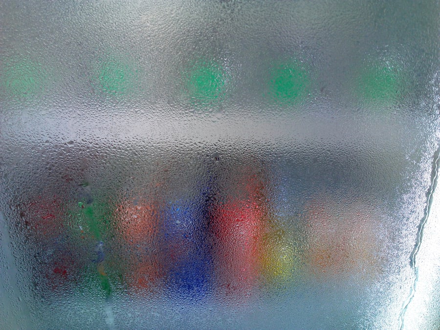 Close-Up Of Refrigerator Sweating