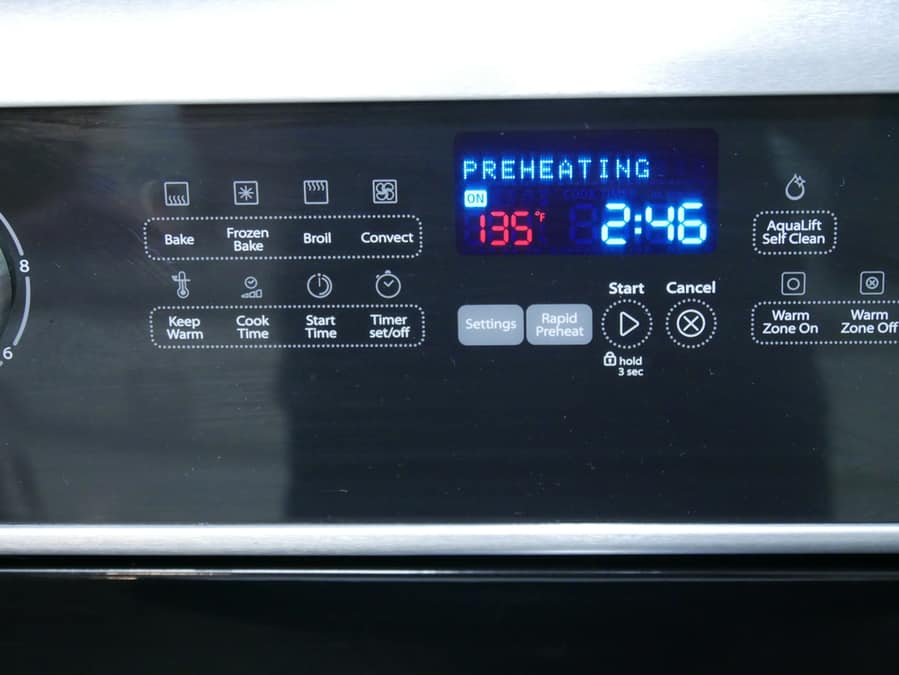 Preheat The Accubake Oven