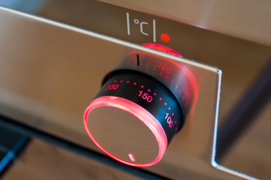 The Temperature Control On The Kitchen Oven