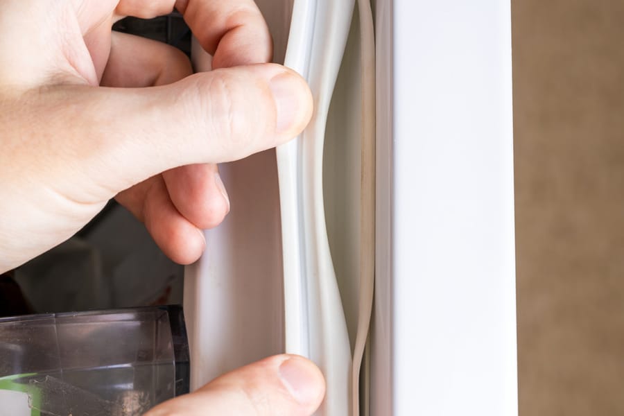 Broken Refrigerator Door Seal