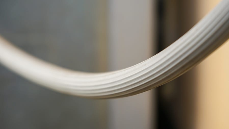 Close Up Of A Washing Machine Drain Pipe