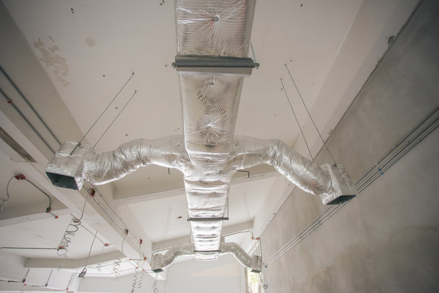 Ducting Work For Air Conditioner Ceiling Type