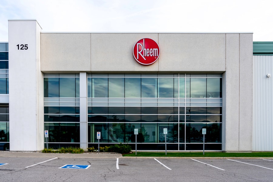 Entrance Of Rheem Canada In Brampton