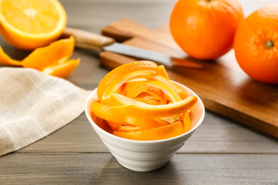 Fresh Orange Fruit Peels