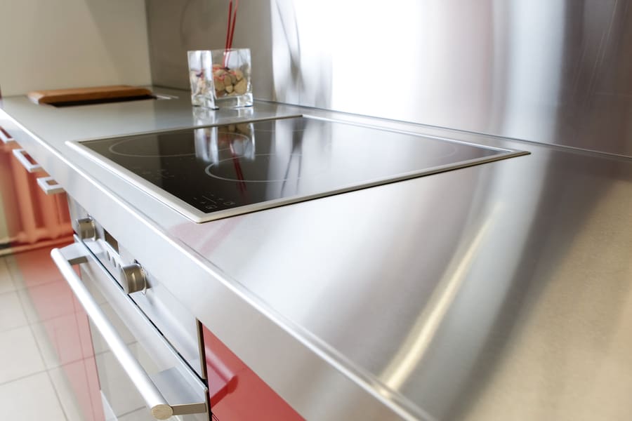Install A Stainless Steel Protector On The Countertop
