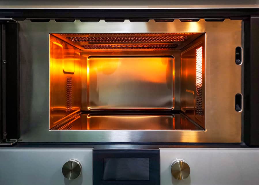 Interior Of Microwave Oven
