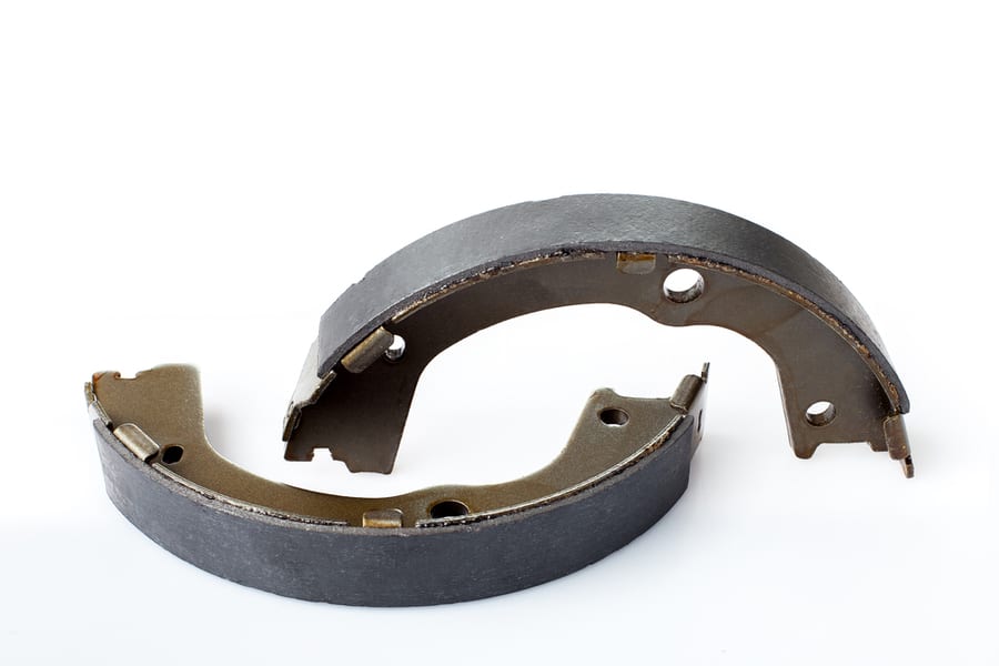 Kit Of Drum Brake Pads With Asbestos Alloy On Steel Car Spare Parts