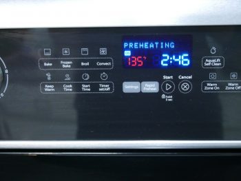 Oven Interface Preheated