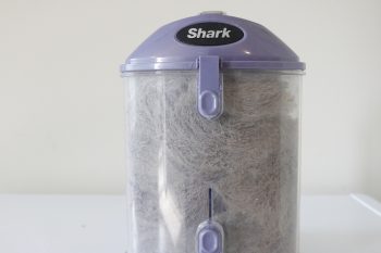 Shark Vacuum Filter That Is Full Of Dog Fur