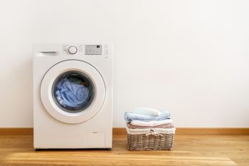 Washing Machine, Washing Gel And Laundry Basket
